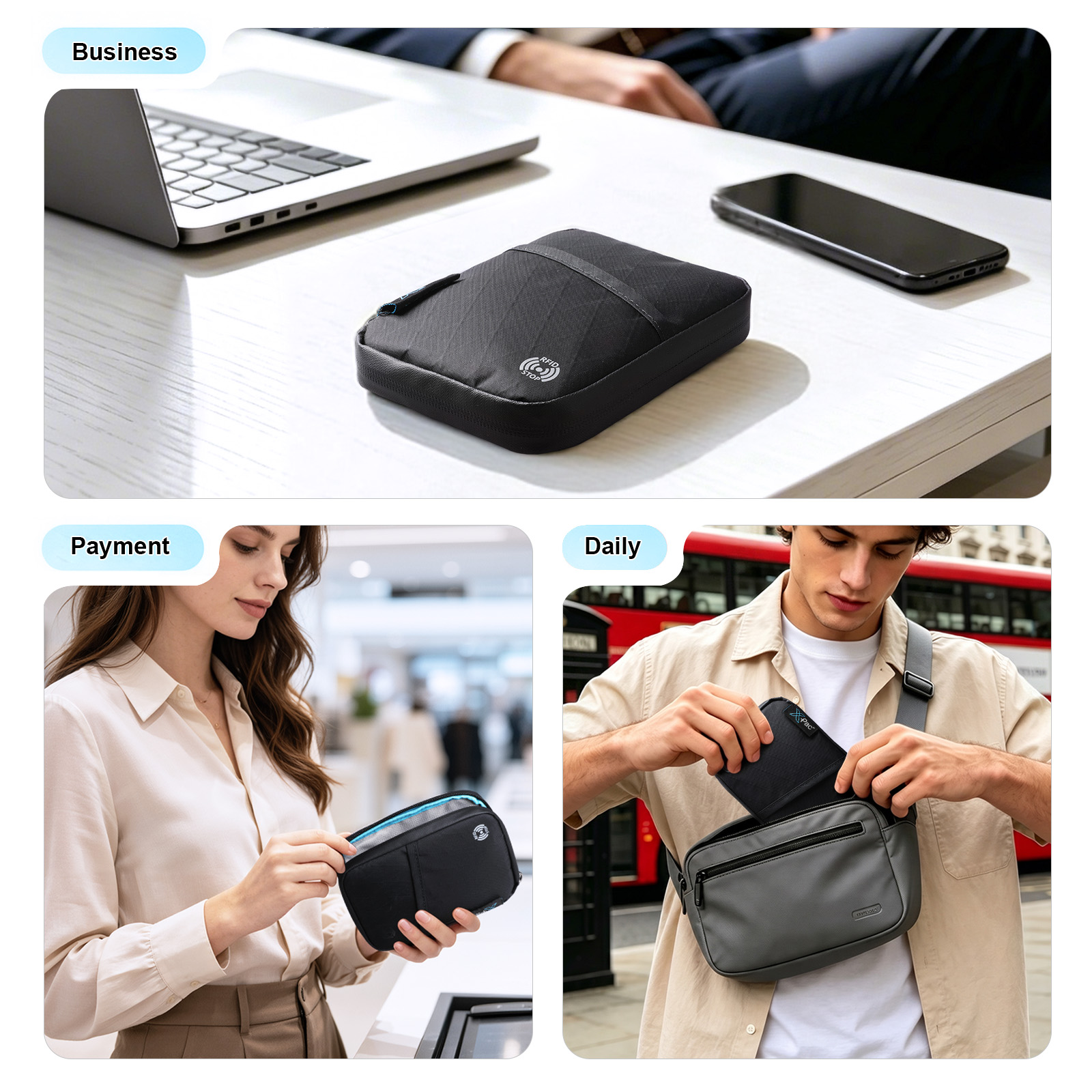 HcanKcan Mini Anti-theft Passp - Travel Organizer Men review and price