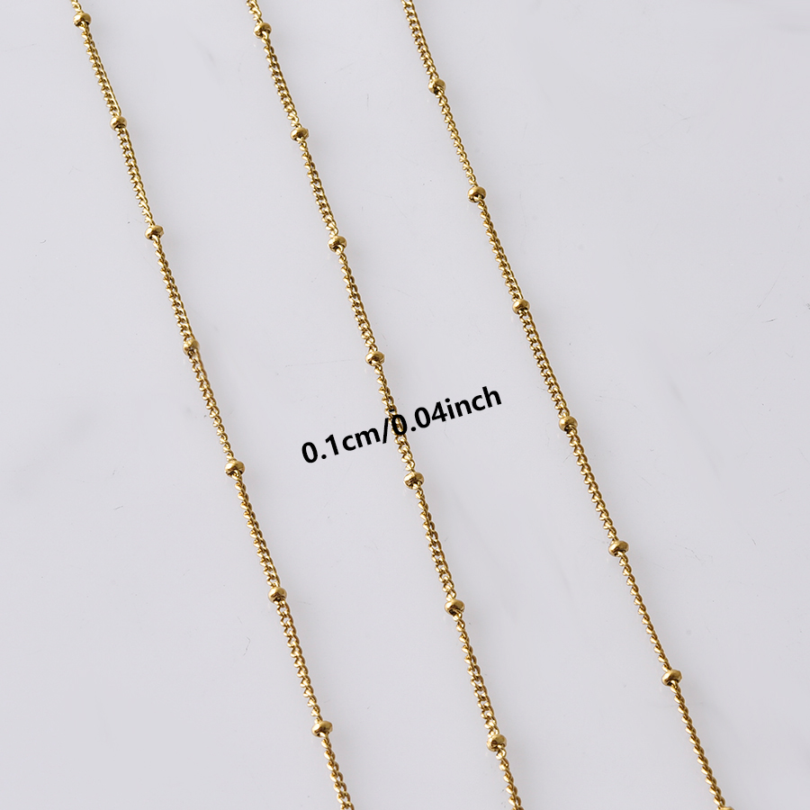 Side Clip Beads Long Chain Jew - Men Accessories Neck Chain review and price
