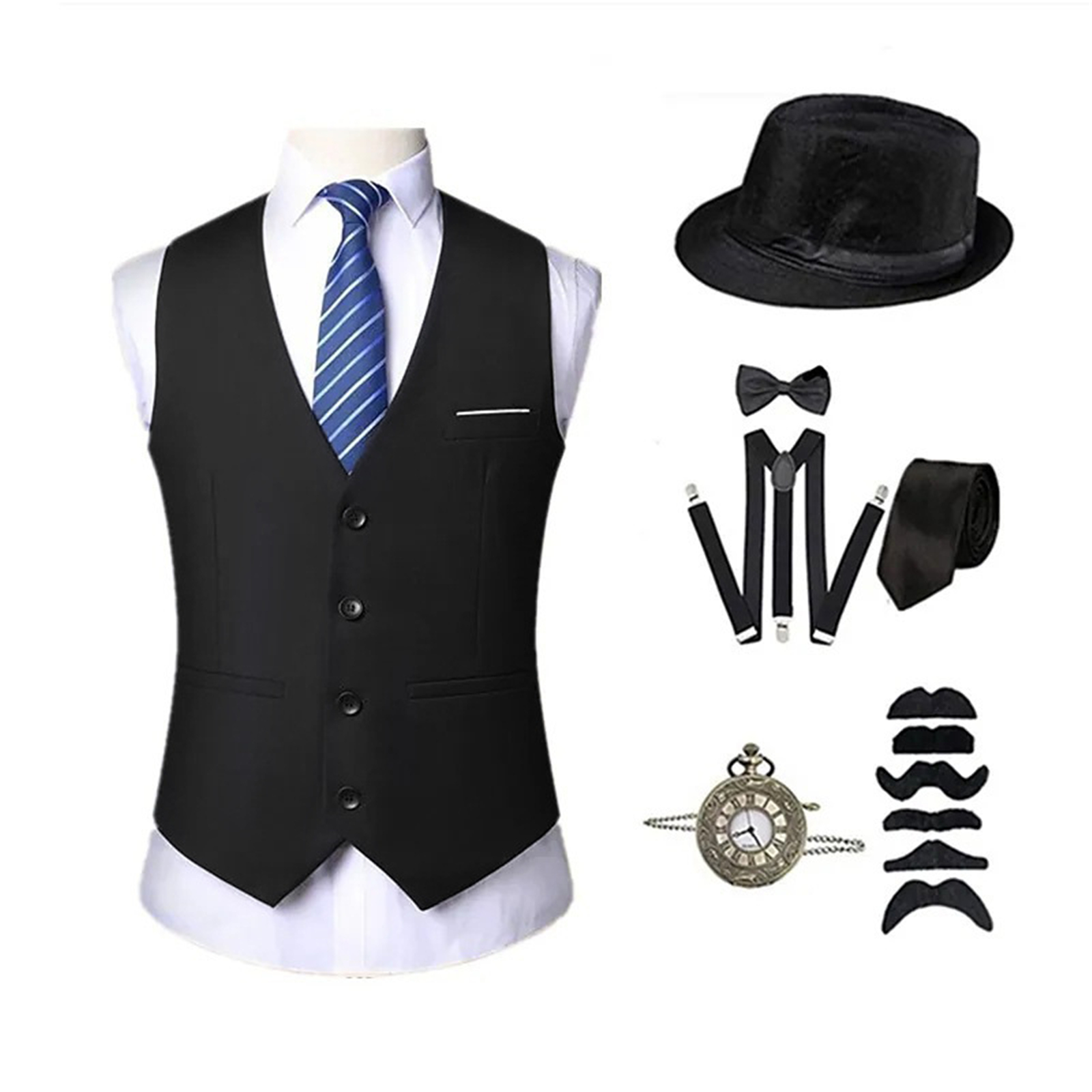 AwwwCos Mens 1920s Retro Costu - Men'S Accessories In The 1920S review and price