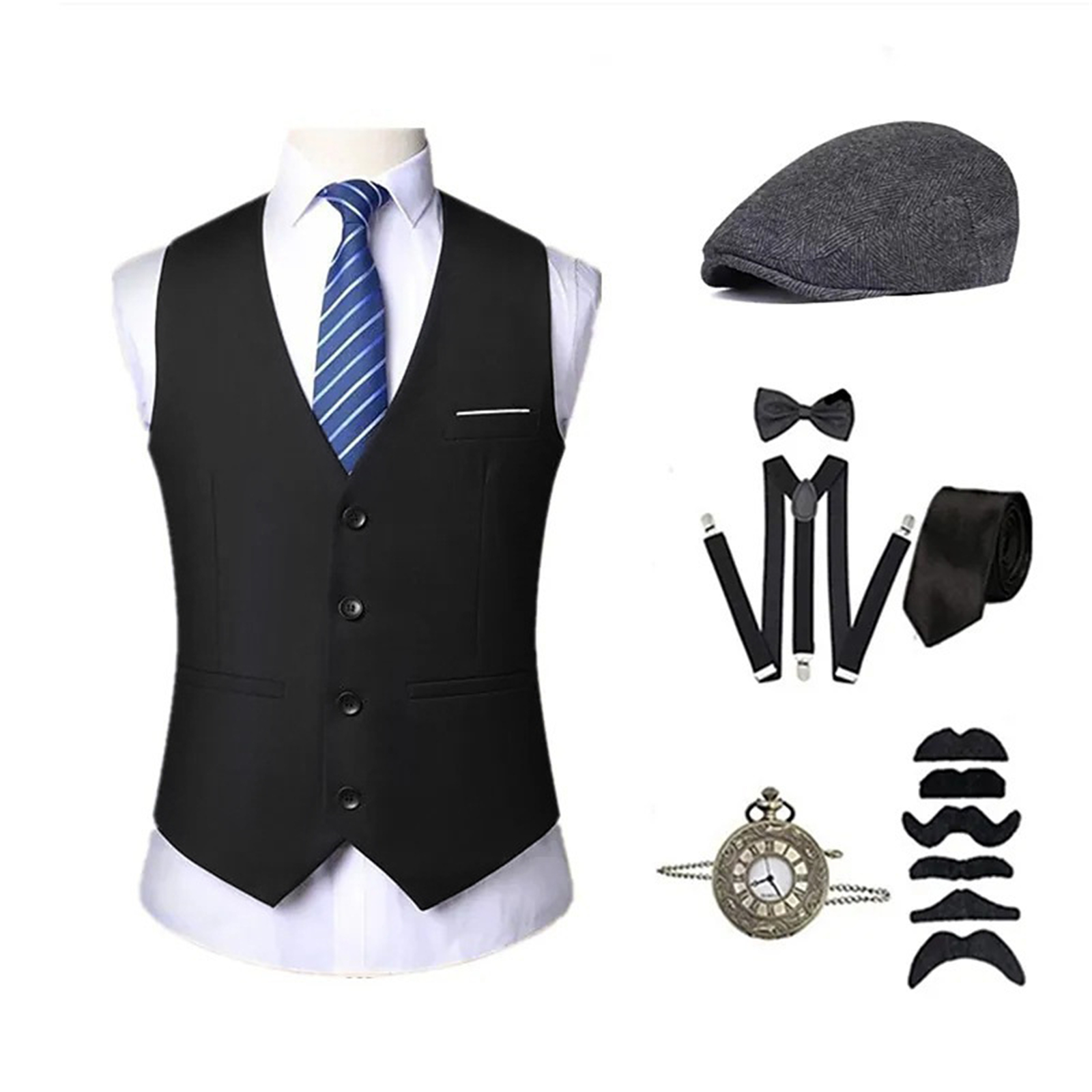 AwwwCos Mens 1920s Retro Costu - Men'S Accessories In The 1920S review and price