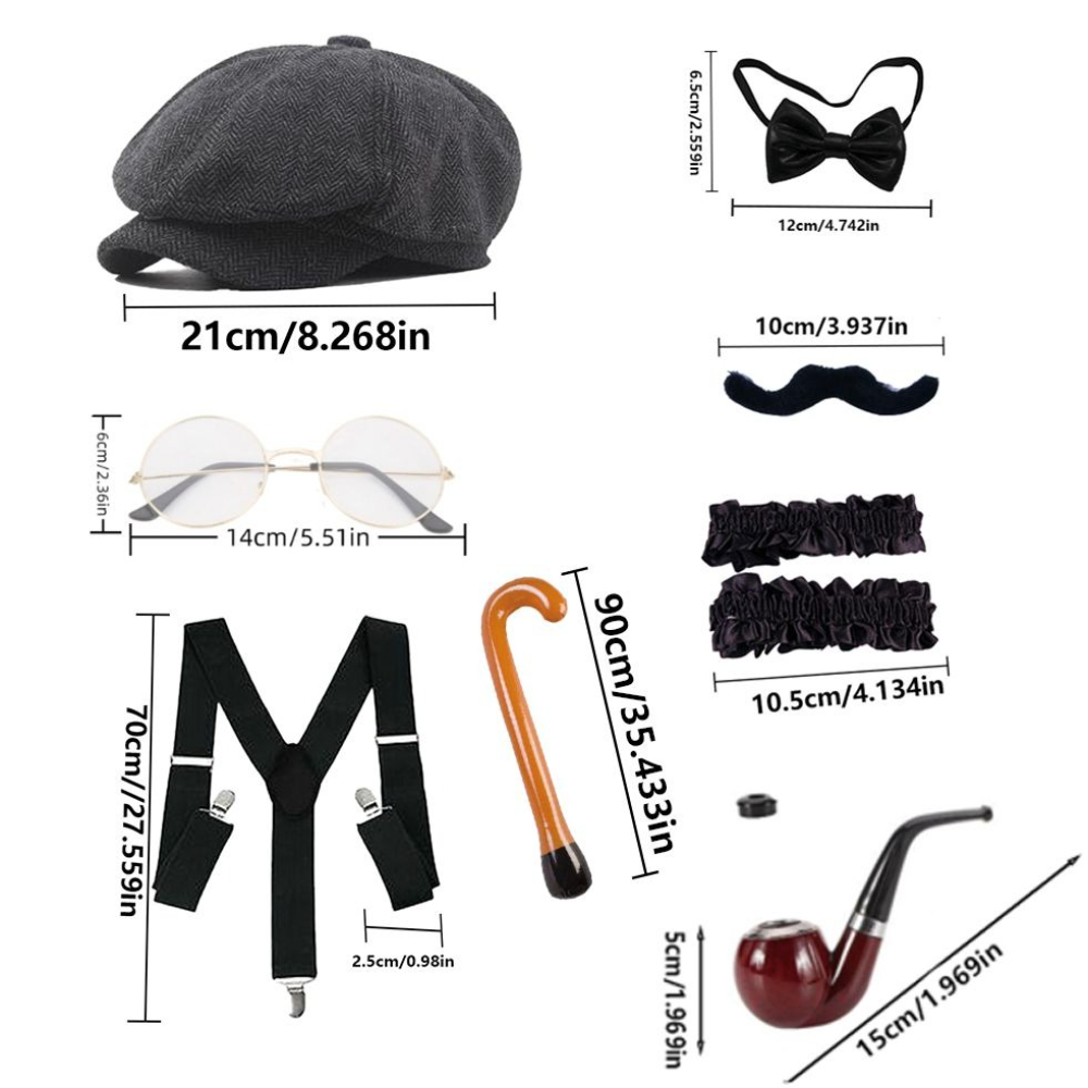 PESENAR Old Man Costume Access - Men'S Accessories In The 1920S review and price